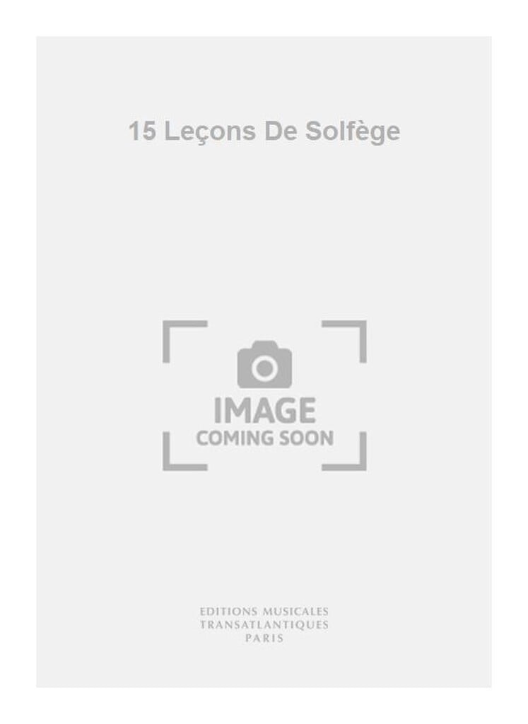 15 Leçons De Solfège